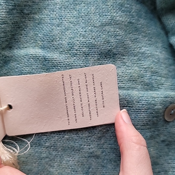 Doen Petra Cardigan - Bleu Menthe - L - Picture 6 of 11